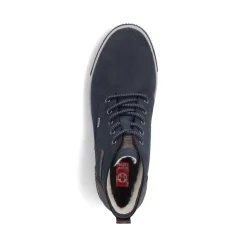 Discount Rieker Sznurowane Buty Meskie W Kolorze Ciemnoniebiesko-Szarym