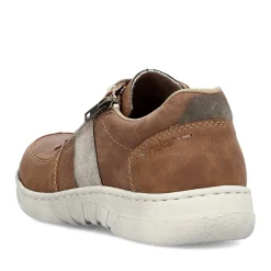 Clearance Rieker Sznurowane Buty Meskie W Kolorze Nugat Brazowym