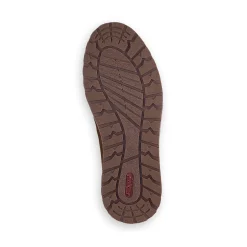 Hot Rieker Sznurowane Buty Meskie W Kolorze Kasztanowo-Brazowym