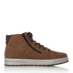 Hot Rieker Sznurowane Buty Meskie W Kolorze Kasztanowo-Brazowym