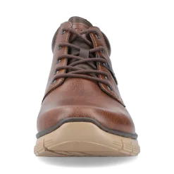 Outlet Rieker Sznurowane Buty Meskie W Kolorze Orzechowego Brazu