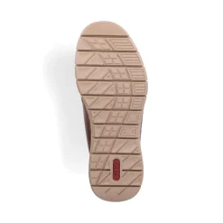 Outlet Rieker Sznurowane Buty Meskie W Kolorze Orzechowego Brazu