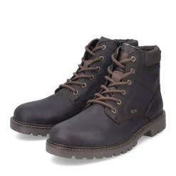 Sale Rieker Sznurowane Buty Meskie W Kolorze Ciemnobrazowym