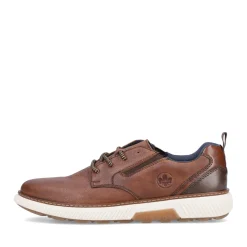 Hot Rieker Sznurowane Buty Meskie W Kolorze Kasztanowo-Brazowym