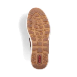 Hot Rieker Sznurowane Buty Meskie W Kolorze Kasztanowo-Brazowym