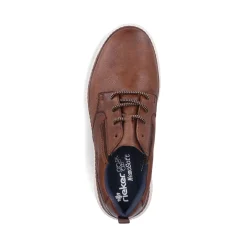 Hot Rieker Sznurowane Buty Meskie W Kolorze Kasztanowo-Brazowym