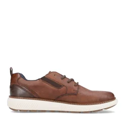 Hot Rieker Sznurowane Buty Meskie W Kolorze Kasztanowo-Brazowym