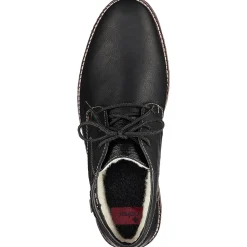 Hot Rieker Sznurowane Buty Meskie W Kolorze Grafitowo-Czarnym