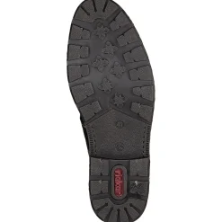 Hot Rieker Sznurowane Buty Meskie W Kolorze Grafitowo-Czarnym