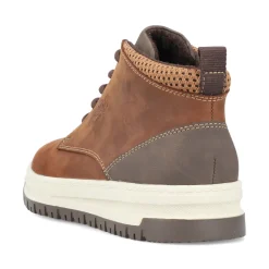 Hot Rieker Sznurowane Buty Meskie W Kolorze Mokki W Kolorze Brazu