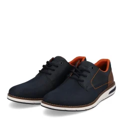 Online Rieker Sznurowane Buty Meskie W Kolorze Granatowo-Pomaranczowym