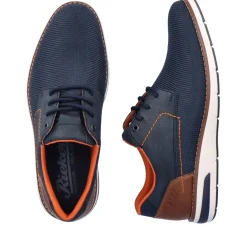 Online Rieker Sznurowane Buty Meskie W Kolorze Granatowo-Pomaranczowym