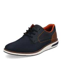 Online Rieker Sznurowane Buty Meskie W Kolorze Granatowo-Pomaranczowym