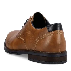 Hot Rieker Sznurowane Buty Meskie W Kolorze Nugat Brazowym