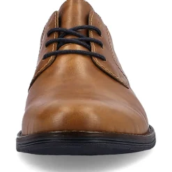 Hot Rieker Sznurowane Buty Meskie W Kolorze Nugat Brazowym