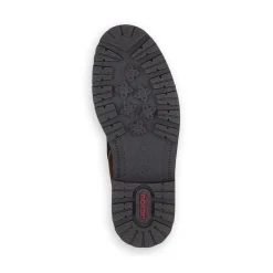 Fashion Rieker Sznurowane Buty Meskie W Kolorze Kasztanowo-Brazowym