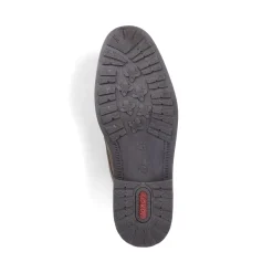 Clearance Rieker Sznurowane Buty Meskie W Kolorze Orzechowego Brazu