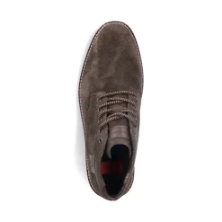 Clearance Rieker Sznurowane Buty Meskie W Kolorze Orzechowego Brazu
