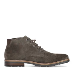 Clearance Rieker Sznurowane Buty Meskie W Kolorze Orzechowego Brazu