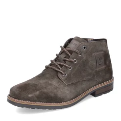 Clearance Rieker Sznurowane Buty Meskie W Kolorze Orzechowego Brazu