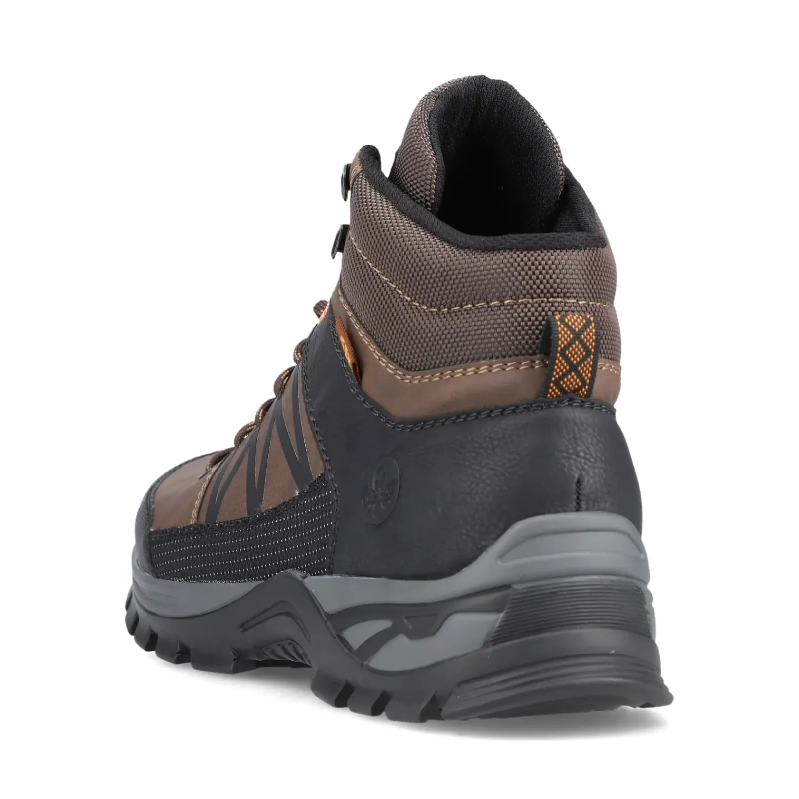Hot Rieker Sznurowane Buty Meskie W Kolorze Orzechowego Brazu