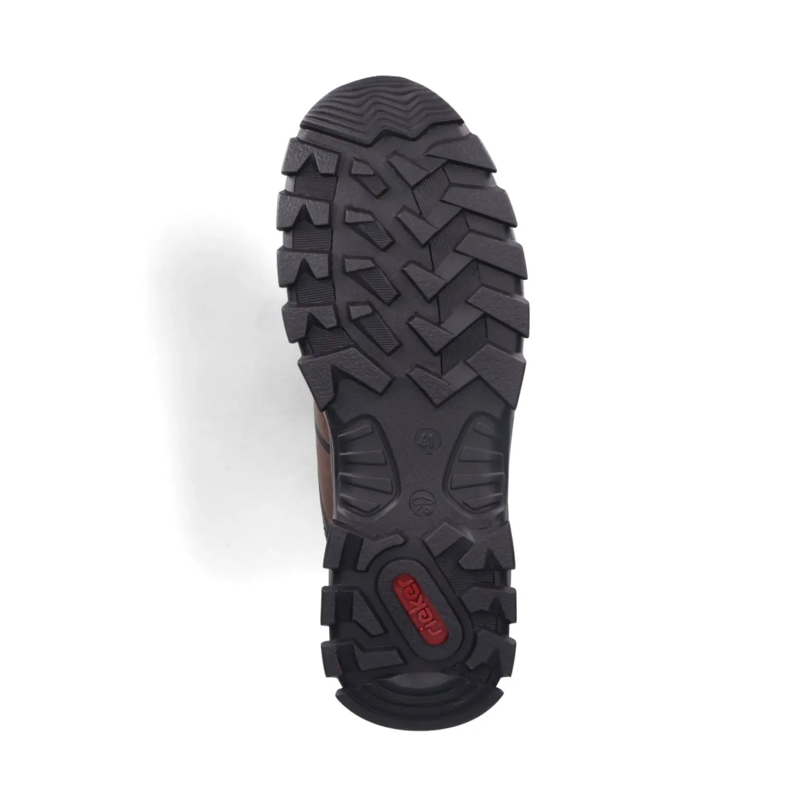 Hot Rieker Sznurowane Buty Meskie W Kolorze Orzechowego Brazu