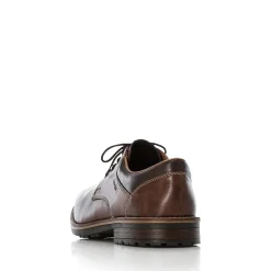 New Rieker Sznurowane Buty Meskie W Kolorze Nugat Brazowym