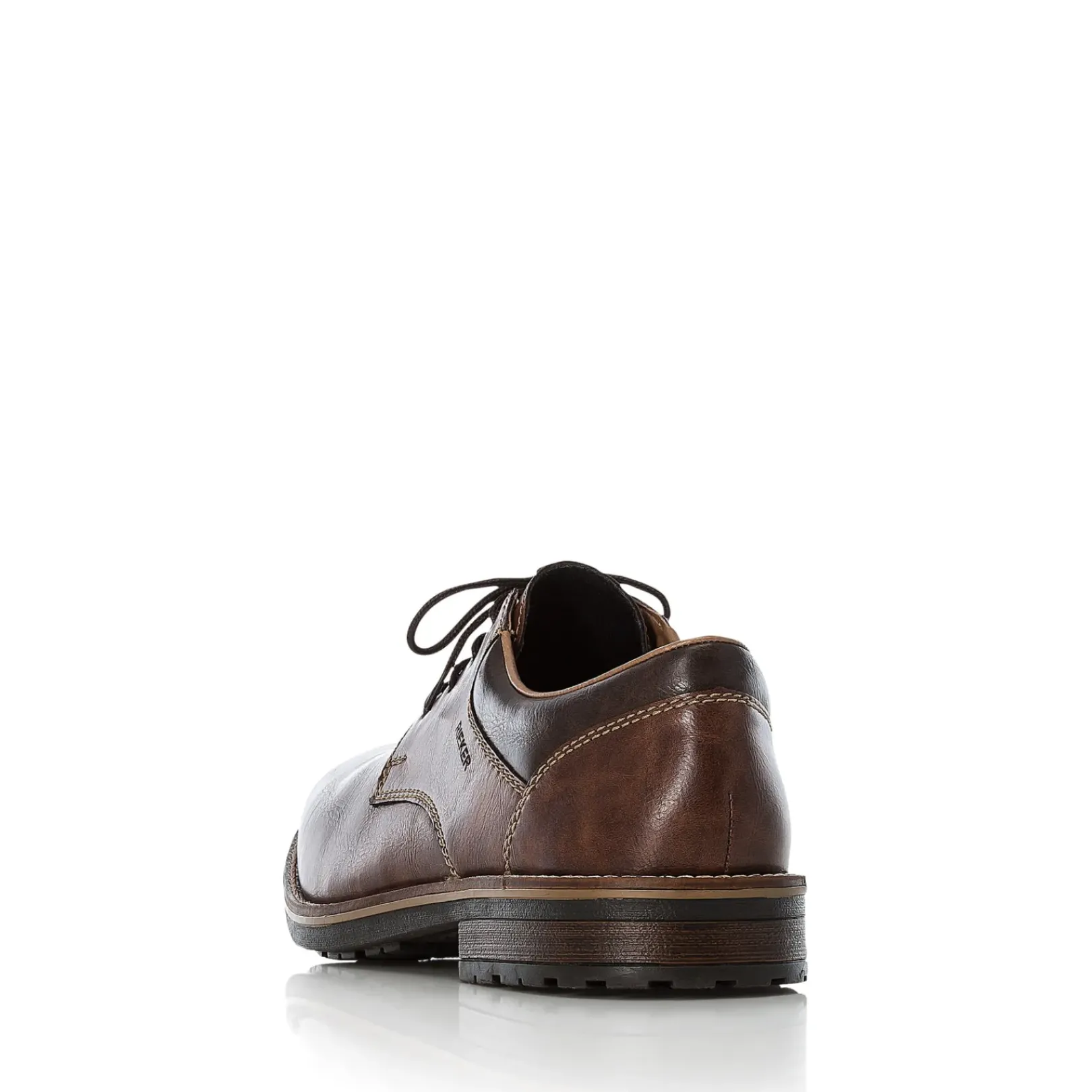 New Rieker Sznurowane Buty Meskie W Kolorze Nugat Brazowym