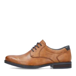 Clearance Rieker Sznurowane Buty Meskie , Drewno-Brazowe