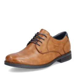 Clearance Rieker Sznurowane Buty Meskie , Drewno-Brazowe