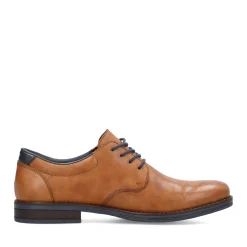 Clearance Rieker Sznurowane Buty Meskie , Drewno-Brazowe