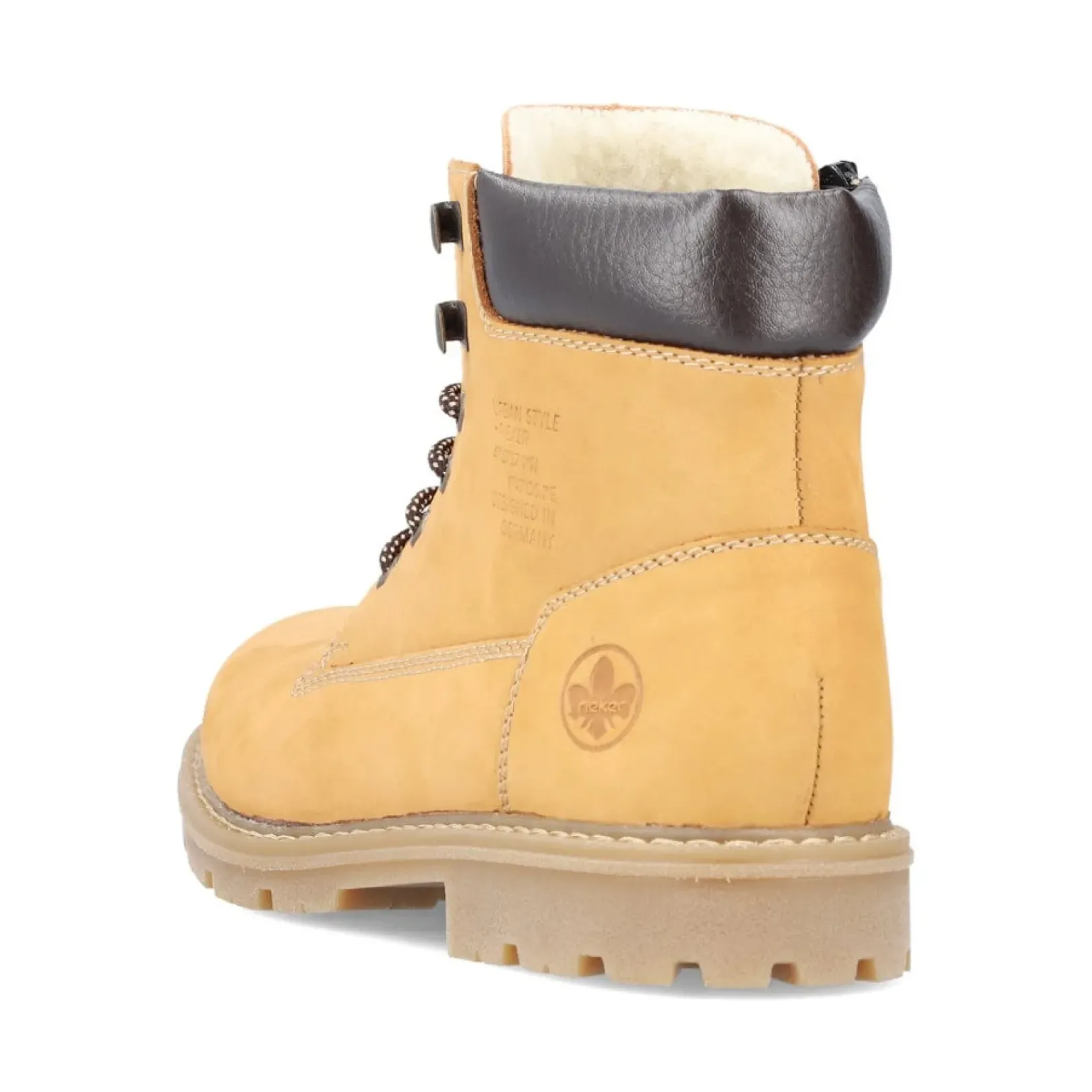 Sale Rieker Sznurowane Buty Meskie W Kolorze Zloto-Zoltym