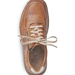 Discount Rieker Sznurowane Buty Meskie W Kolorze Karmelowo-Brazowym