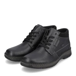 Online Rieker Sznurowane Buty Meskie W Kolorze Grafitowo-Czarnym