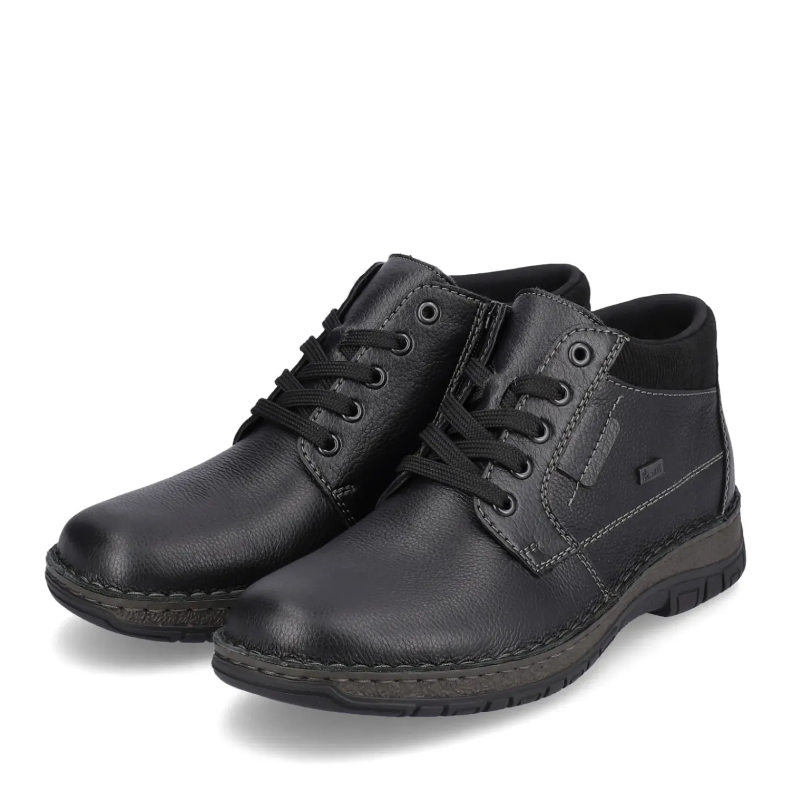 Online Rieker Sznurowane Buty Meskie W Kolorze Grafitowo-Czarnym