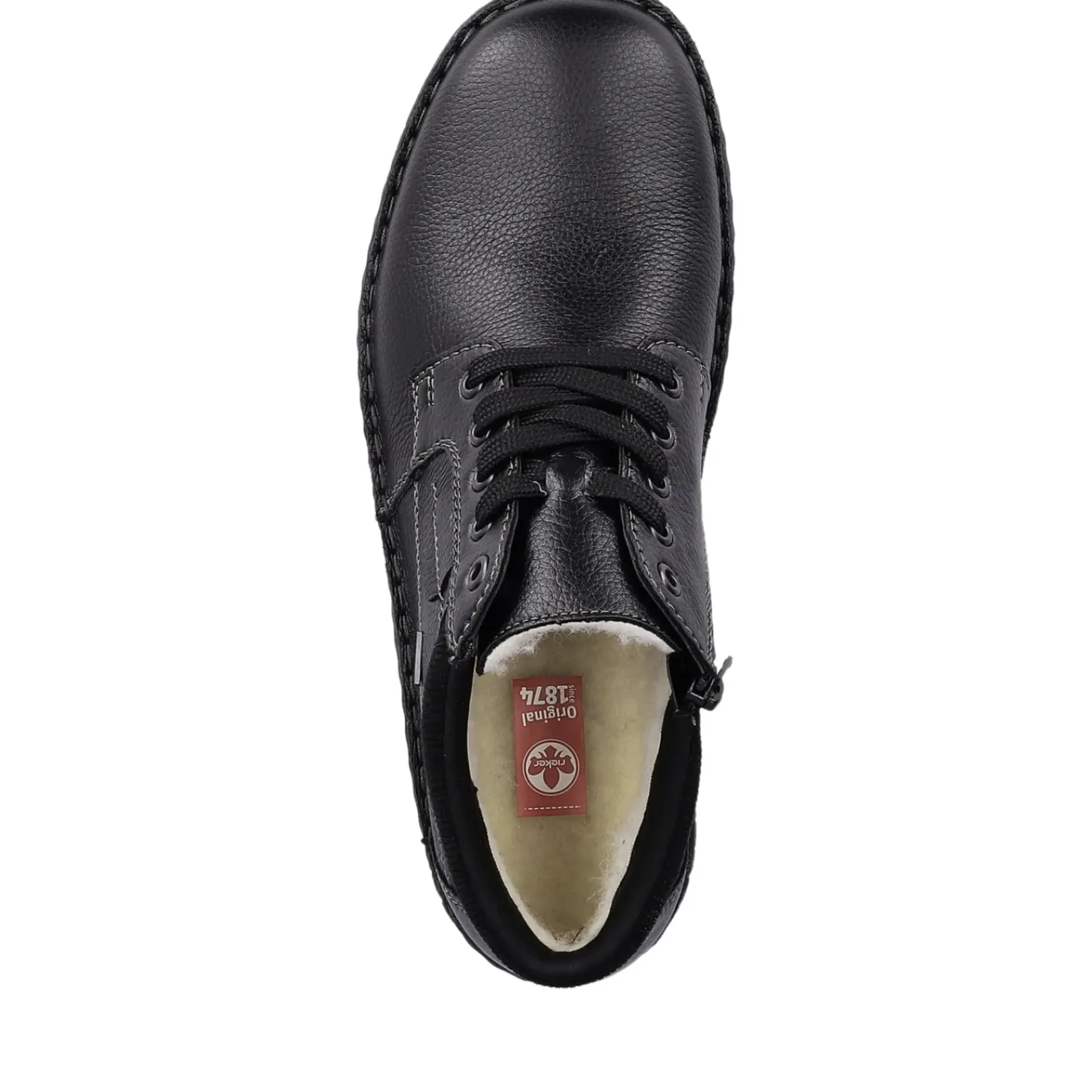 Online Rieker Sznurowane Buty Meskie W Kolorze Grafitowo-Czarnym