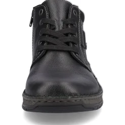 Online Rieker Sznurowane Buty Meskie W Kolorze Grafitowo-Czarnym