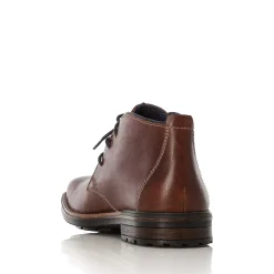 Outlet Rieker Sznurowane Buty Meskie W Kolorze Kasztanowo-Brazowym