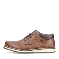 New Rieker Sznurowane Buty Meskie W Kolorze Karmelowo-Brazowym