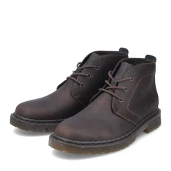 Sale Rieker Sznurowane Buty Meskie W Kolorze Ciemnobrazowym