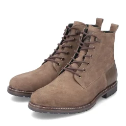 Discount Rieker Sznurowane Buty Meskie W Kolorze Piaskowo-Brazowym