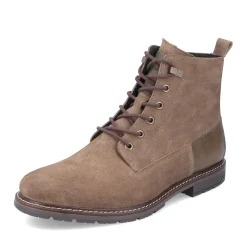 Discount Rieker Sznurowane Buty Meskie W Kolorze Piaskowo-Brazowym