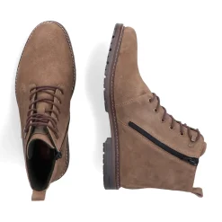 Discount Rieker Sznurowane Buty Meskie W Kolorze Piaskowo-Brazowym