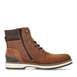 Best Rieker Sznurowane Buty Meskie W Kolorze Kasztanowo-Brazowym
