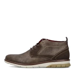 Online Rieker Sznurowane Buty Meskie W Kolorze Szaro-Brazowym