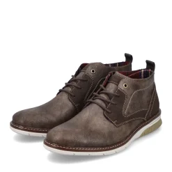 Online Rieker Sznurowane Buty Meskie W Kolorze Szaro-Brazowym