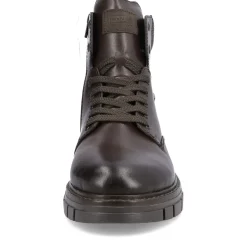 Clearance Rieker Sznurowane Buty Meskie W Kolorze Ciemnobrazowym