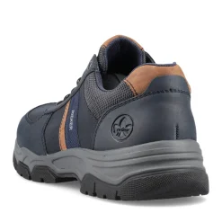 Outlet Rieker Sznurowane Buty Meskie W Kolorze Niebiesko-Brazowym