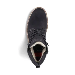 Discount Rieker Sznurowane Buty Meskie W Kolorze Glebokiej Czerni