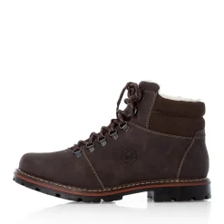 Sale Rieker Sznurowane Buty Meskie W Kolorze Tabaczno-Brazowym